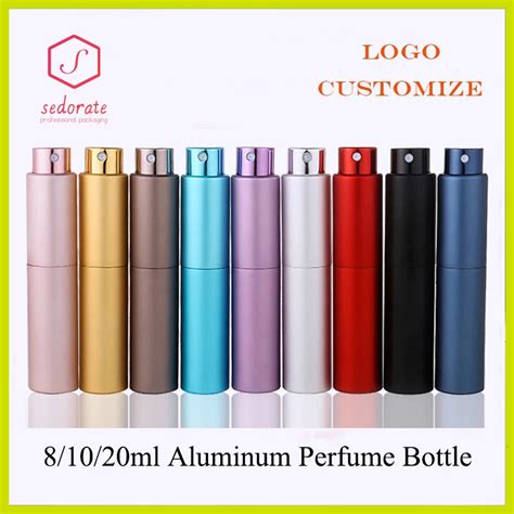 Stuks Ml Ml Ml Aluminium Parfum Spuitfles Roteren