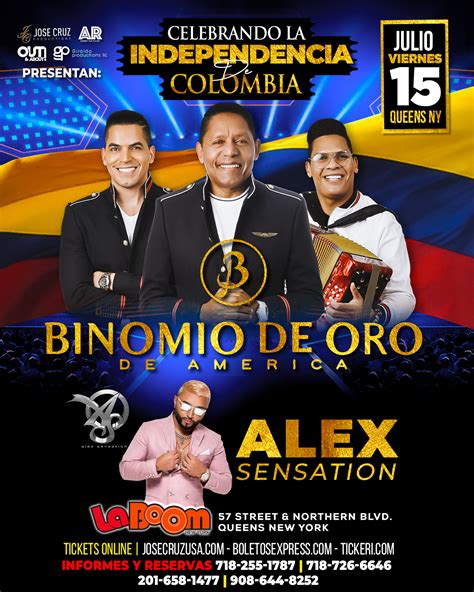 Binomio De Oro En La Boom Queens New York Viernes Julio Tickets