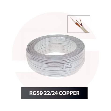 CCTV Cable Roll PVC Pure Copper 80 Yards - RG59 18/24 Copper - Smart Links