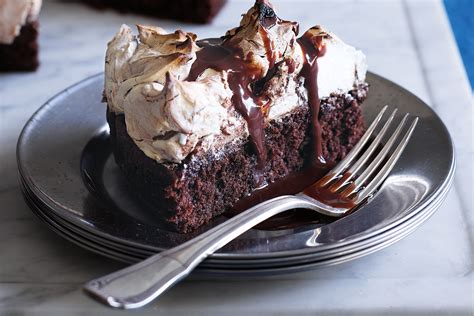 Choc Hazelnut Meringue Cake