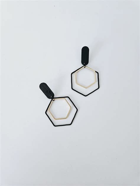 Double Chique Hexagon Gold Scollection By Screations