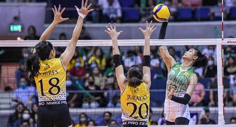 La Salle Lady Spikers Beat Ust Tigresses Reach Uaap Finals