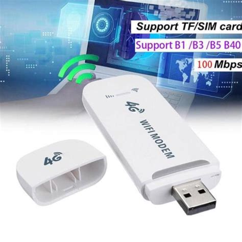 4G LTE Wireless USB Dongle Modem Stick WiFi Adapter Karten Router