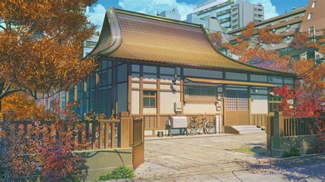 Аниме здания (Множество фото!) - treepics.ru