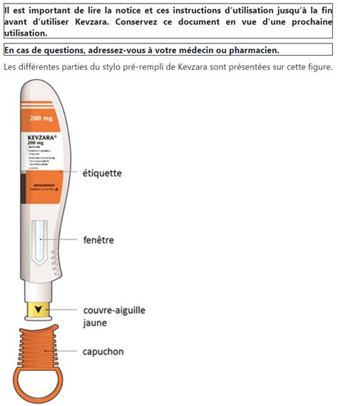 Kevzara Mg Solution Pour Injection En Stylo Pr Rempli Sarilumab