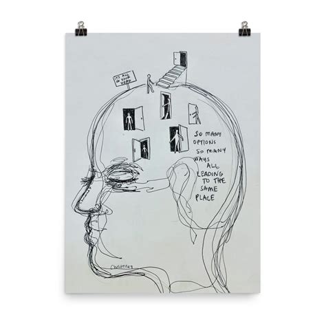 It S All In Your Head Poster Print Etsy UK