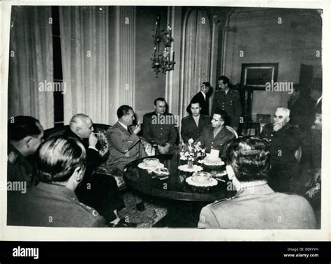 Dec 12 1952 Turkish Military Delegation On Visit To Marshal Tito In