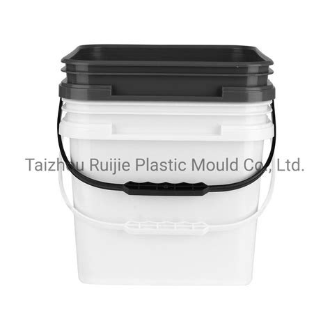 Pp Hdpe Plastic Square Bucket Mold Pail Cnc Injection Mould China