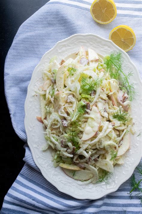 Fennel Salad With Apples And Goat Cheese Dressing Jawns I Cooked