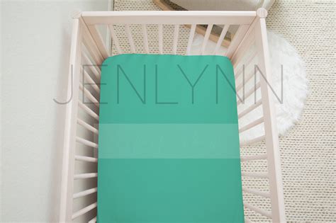 Neutral Nursery Crib Sheet Mockup 34 Crib Bedding Mockup Etsy