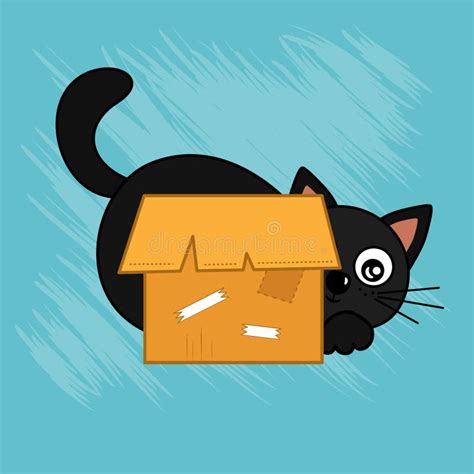 Behind Box Cartoon Cat Stock Illustrations – 35 Behind Box Cartoon Cat Stock Illustrations ...