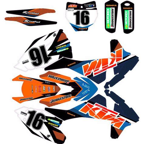 Kit déco Perso KTM SX SXF EXC 2016 à 2023 Rd2shop