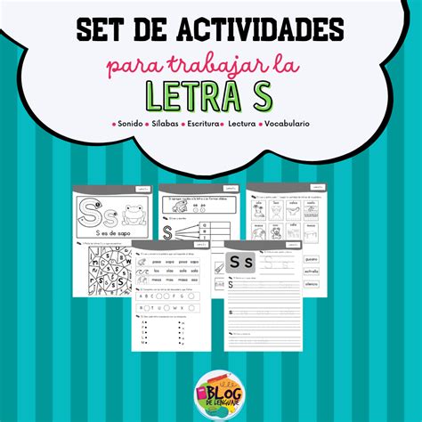 Set De Actividades Letra S Xppp