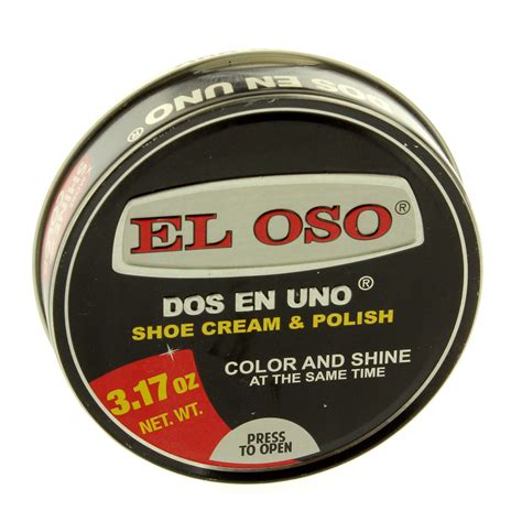 El Oso Dos En Uno Shoe Cream & Polish Black - Shop Shoe polish at H-E-B