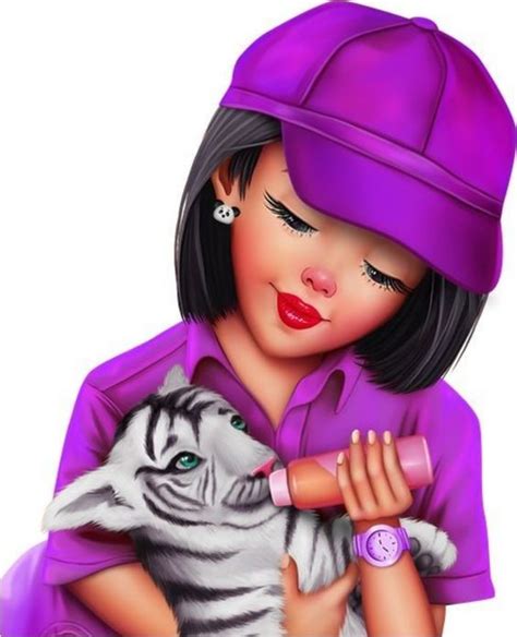 Pin By Karen Scarpone On Purple Cute Dolls Cute Pictures Calico Kitten