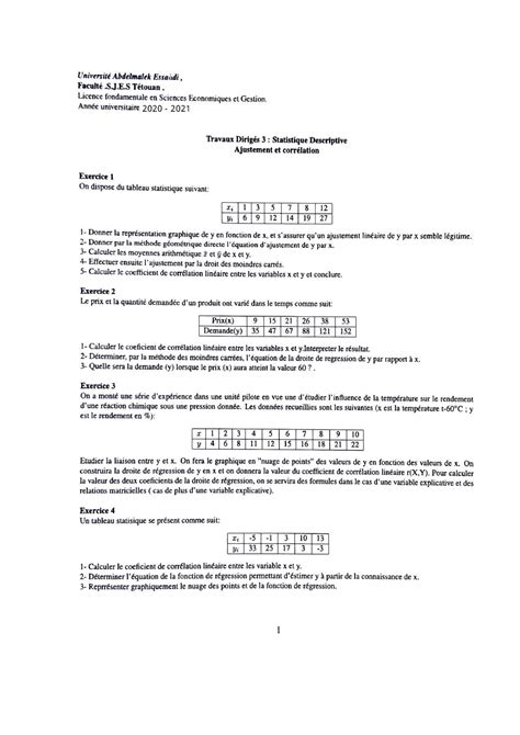 Exercice Statistique Descriptive Part3 Studocu