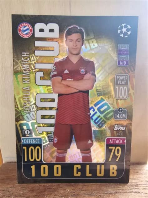 TOPPS MATCH ATTAX Joshua Kimmich Saison 21 22 100 Club EUR 3 48