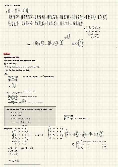 Lin A Übung Lineare Algebra Studocu