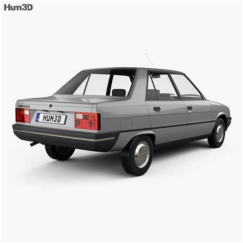 Renault 9 1983 3D model - Vehicles on Hum3D