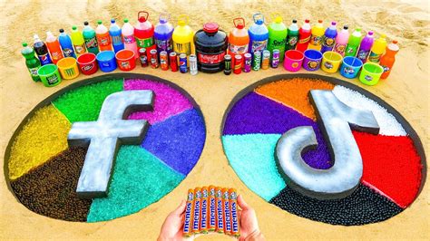 How To Make Facebook Tiktok Logo With Cement Orbeez Giant Coca