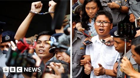 Reuters Journalists Jailed In Myanmar Over Secrets Act Bbc News