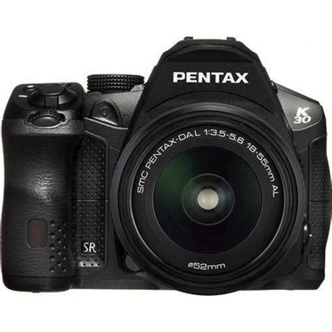 Reflex K 30 Black Pentax Smc Pentax DAL 18 55mm F 3 5 5 6 AL F 3 5