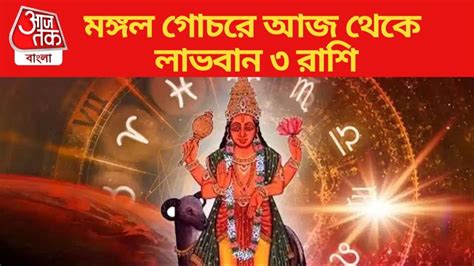 Mangal Gochar Lucky Zodiac from today আজ থক খলব কপল আগম এক মস