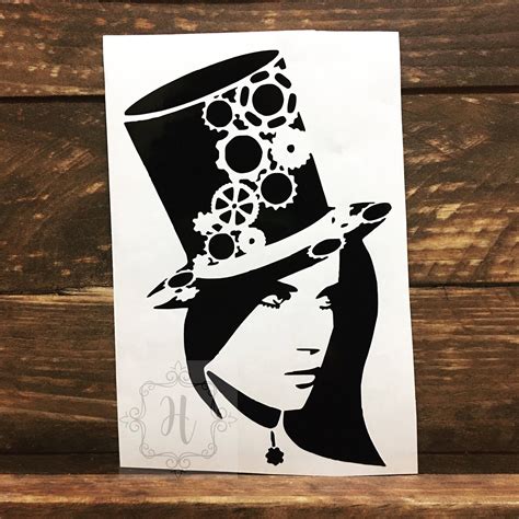 Steampunk Decal Steampunk Sticker Vintage Retro Steampunk Wall Etsy