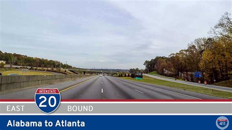 Interstate 20: Alabama to Atlanta - Interstate 411