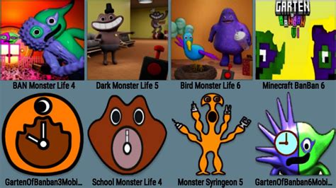 BAN Monster Life 4 Dark Monster 5 Bird Monster 6 Ban Minecraft 6