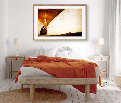 Hot Air Balloon Photography Print Sandia Mountains Art Desert Sunrise Southwest Art Home