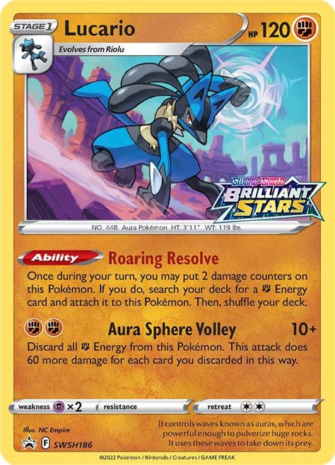 Lucario Brilliant Stars Bulbapedia The Community Driven Pok Mon