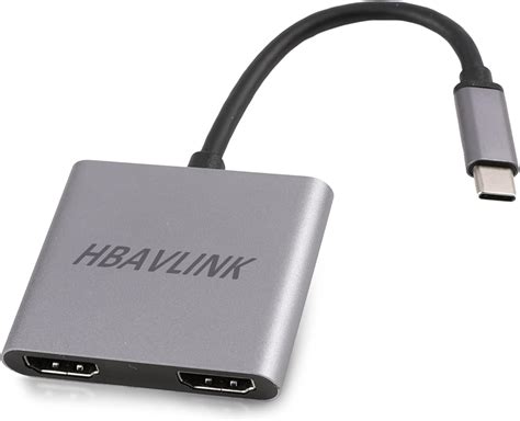 Adattatore Da Usb C A Hdmi 4k 60hz Display Esteso Splitter Hdmi Per Doppio Monitor Hbavlink