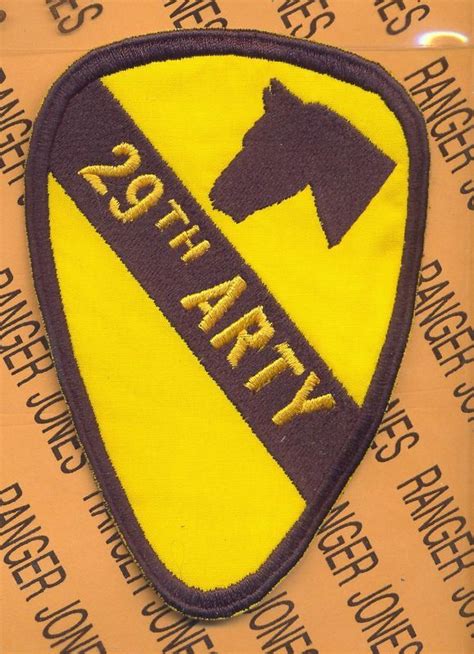 29th Arty 1st Cavalry Division Artillery 5 Shoulder Patch Ce Ebay