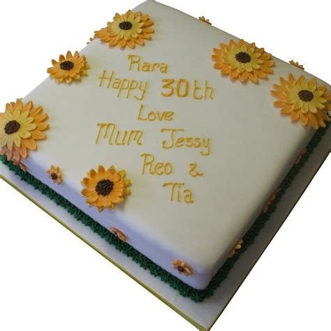 Sunflowers Birthday Cake – Sweet Things Savoury