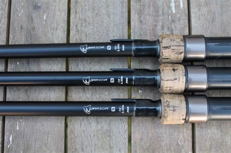 3 X Fox Warrior S Carp Fishing Rods Cork Handles Vintage Carp