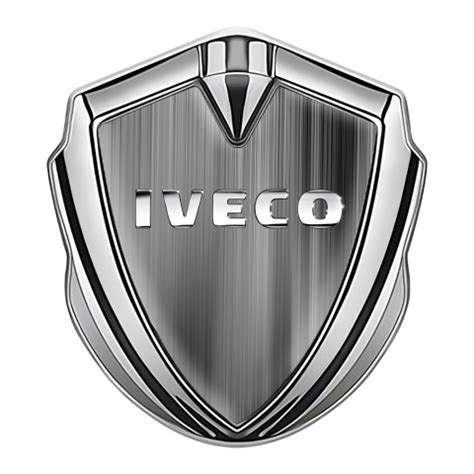 Iveco Domed Emblem Graphite Black Carbon Pegaso Logo Edition Metal