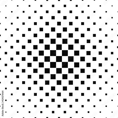 Black and white square pattern background Stock Vector | Adobe Stock