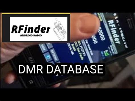 Rfinder B Dmr Info On Screen Refresh Update Youtube