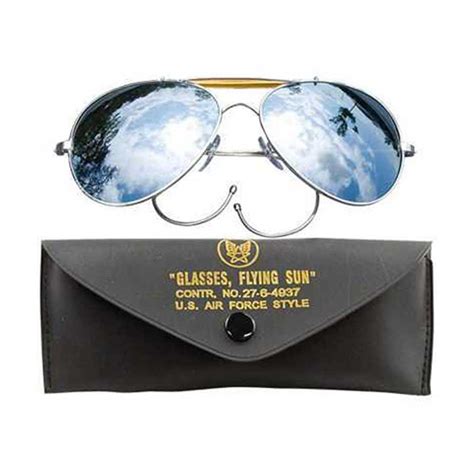 U S Military Online Store Aviator Air Force Style Mirrored Sunglasses