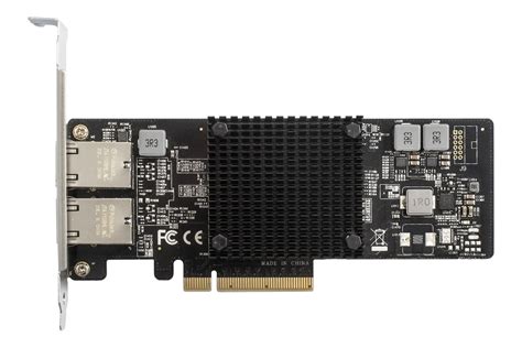 Сетевой адаптер ExeGate EXE-X550-T2 PCI-E x8 v3.0, порты 2xRJ45 медные ...