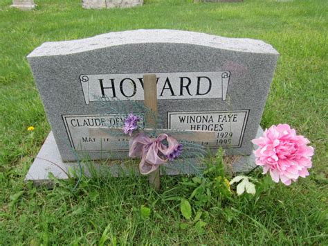 Winona Faye Hedges Howard 1929 1995 Find A Grave Memorial