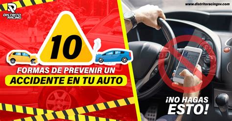 10 Formas De Prevenir Un Accidente En Tu Auto