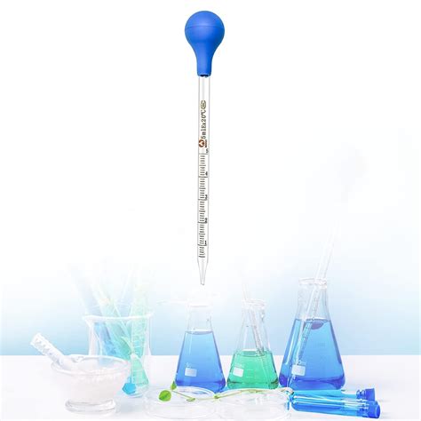 5 Ml Glas Pipette Glas Teilstrich Tropfpipette Lab Dropper Dropping