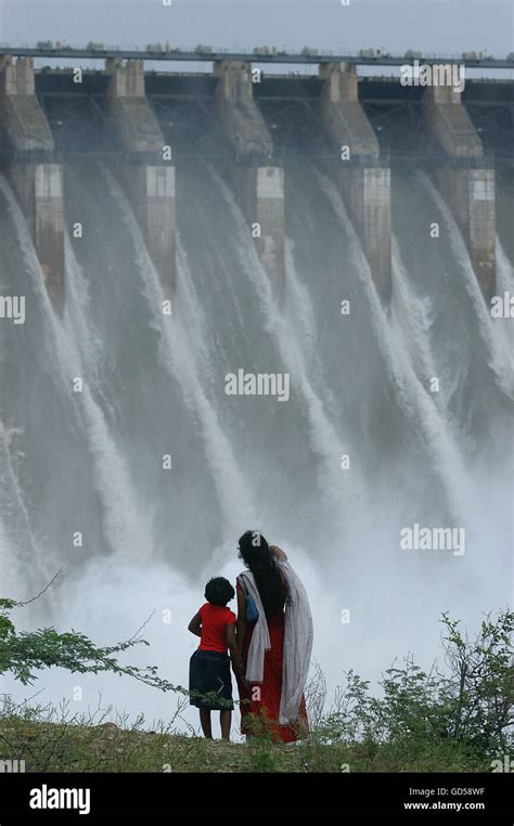 Nagarjuna Sagar Dam Stock Photo - Alamy