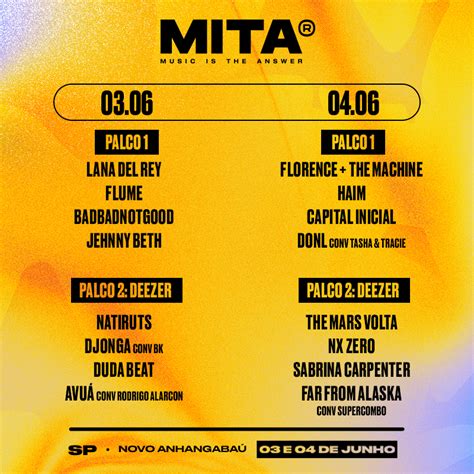 Mita Festival Pre Os Dos Ingressos Taxas Entrada Social