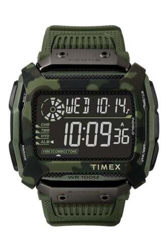 Timex Homme Numérique Command Choc Montre TW5M20400 753048811830 eBay