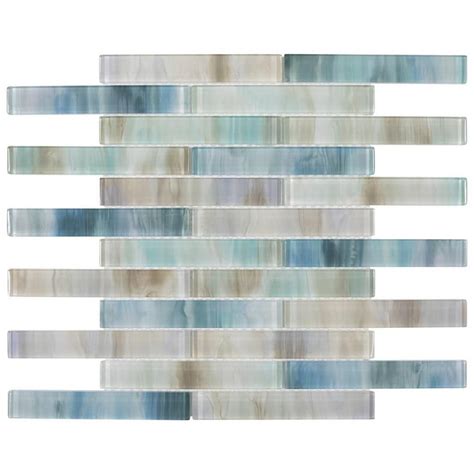 Azula Linear Glass Mosaic 12 X 12 100899830 Floor And Decor Glass Tile Backsplash Mosaic