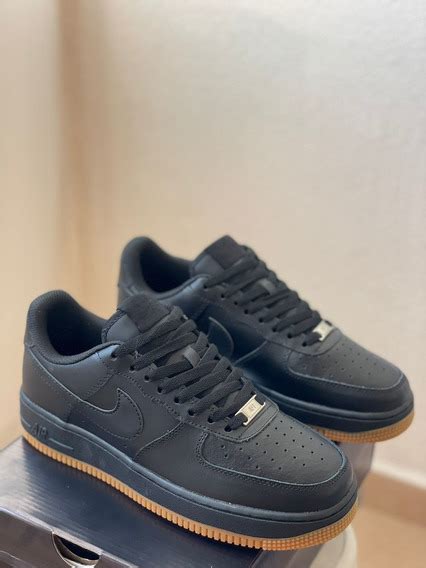 Nike Air Force Negro Con Cafe Mercadolibre