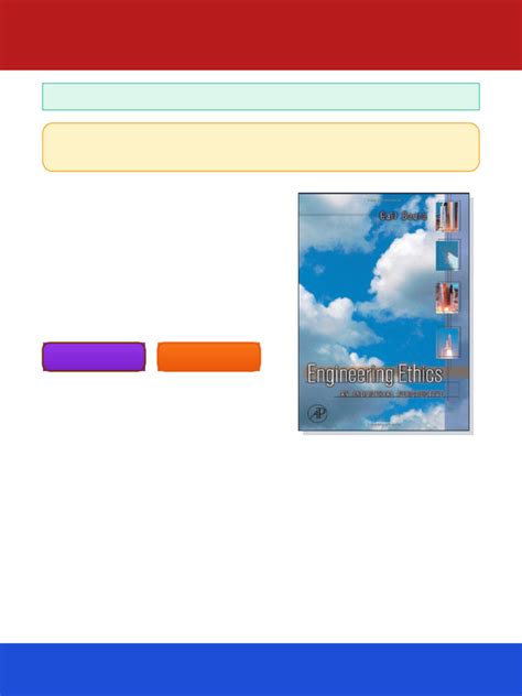Engineering Ethics An Industrial Perspective Ebook Gail Baura